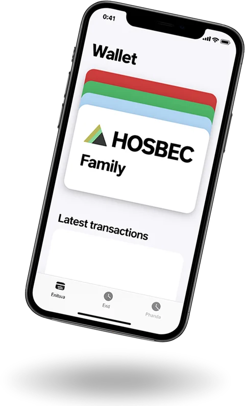 Carnet digital de HOSBEC Family en el móvil